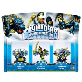 Skylanders Legendary 3 Pack Hybrid Toy Figures - Activision Video Game Collectibles for Kids | Perfect for Interactive Gaming & Display