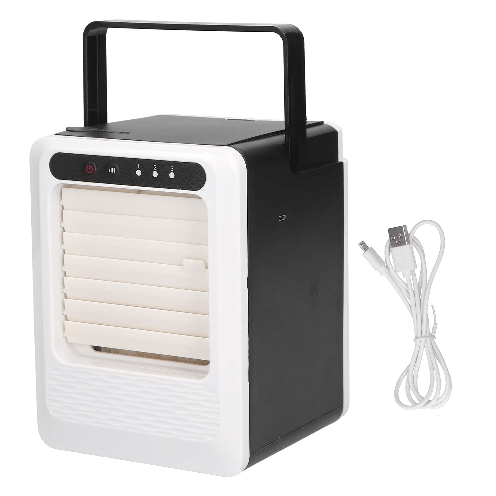 Zerodis Mini Air Cooler - Portable USB Desk Fan with Humidifier, Personal Cooling Fan for Home & Office | Perfect for Bedroom, Dorm, Travel & Workspace