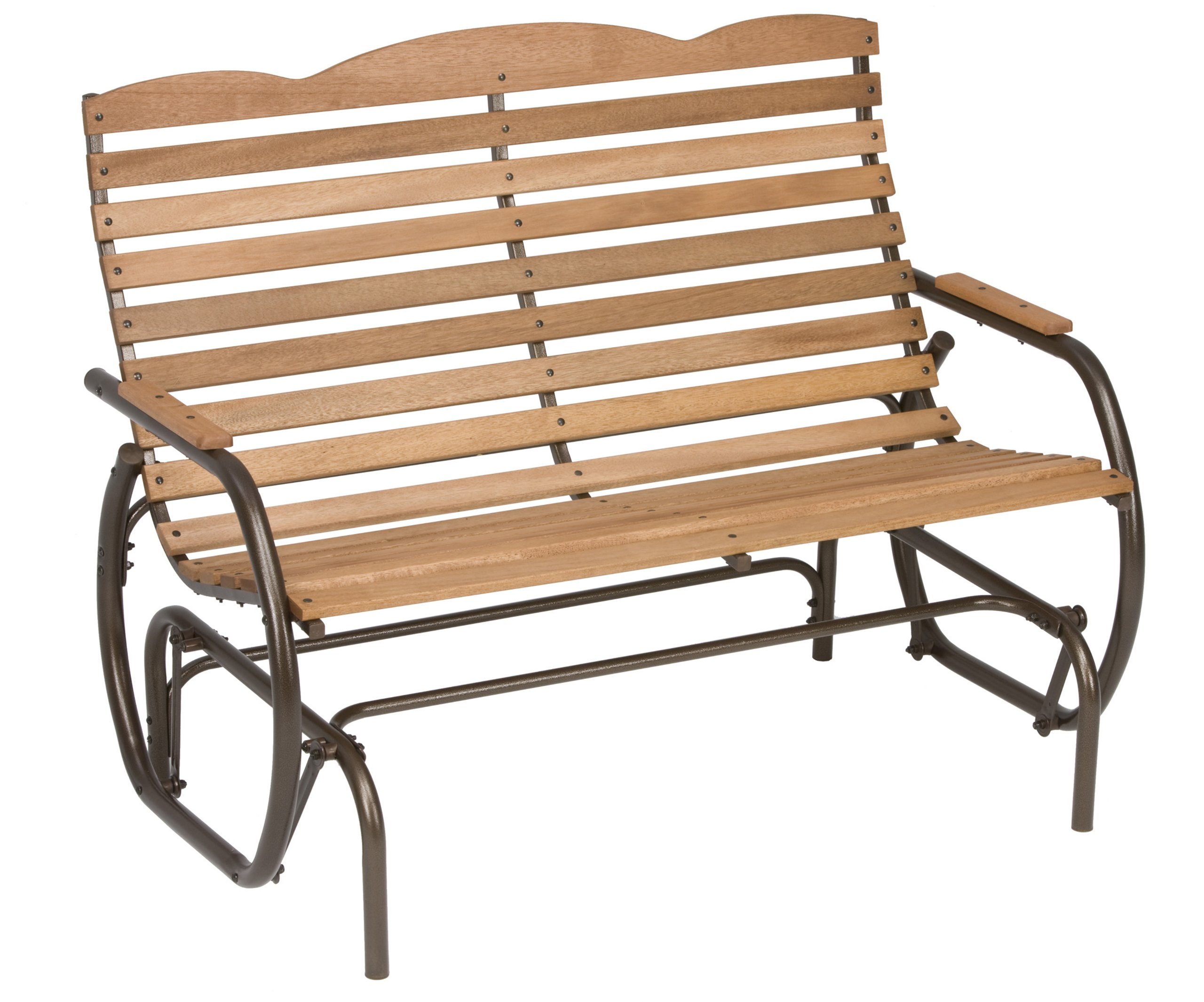 Jack Post CG-44Z Bronze Country Garden Double Glider Swing - Perfect for Porch, Patio, and Backyard Relaxation