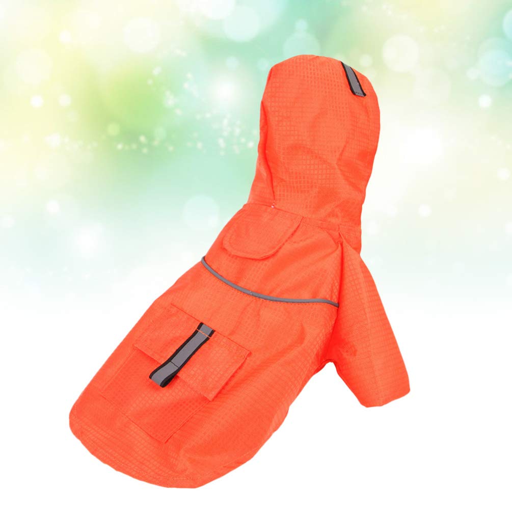 Waterproof Reflective Adjustable Dog Raincoat - Small Size Double Layer Puppy Poncho for Walking in Rain | Pet Rainwear for Outdoor Adventures & Bad Weather Protection