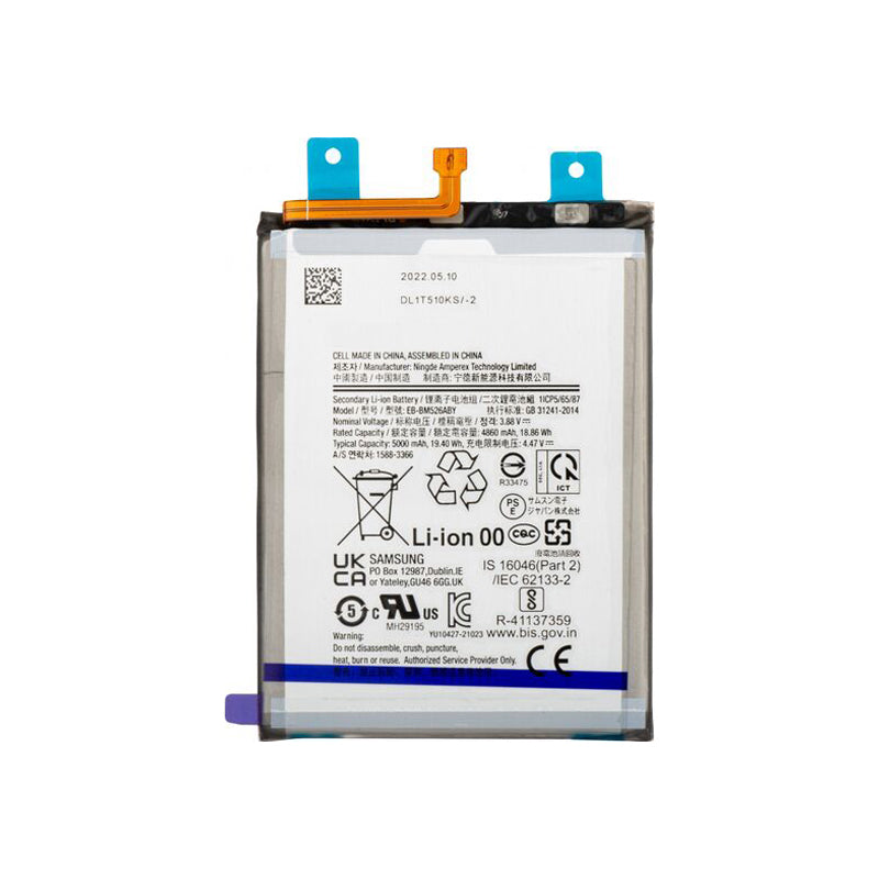 Samsung Galaxy S23 FE Battery Replacement - High Capacity 4500mAh EB-BM526ABY | OEM Compatible Battery for Long Lasting Performance | Perfect for Travel, Work & Daily Use