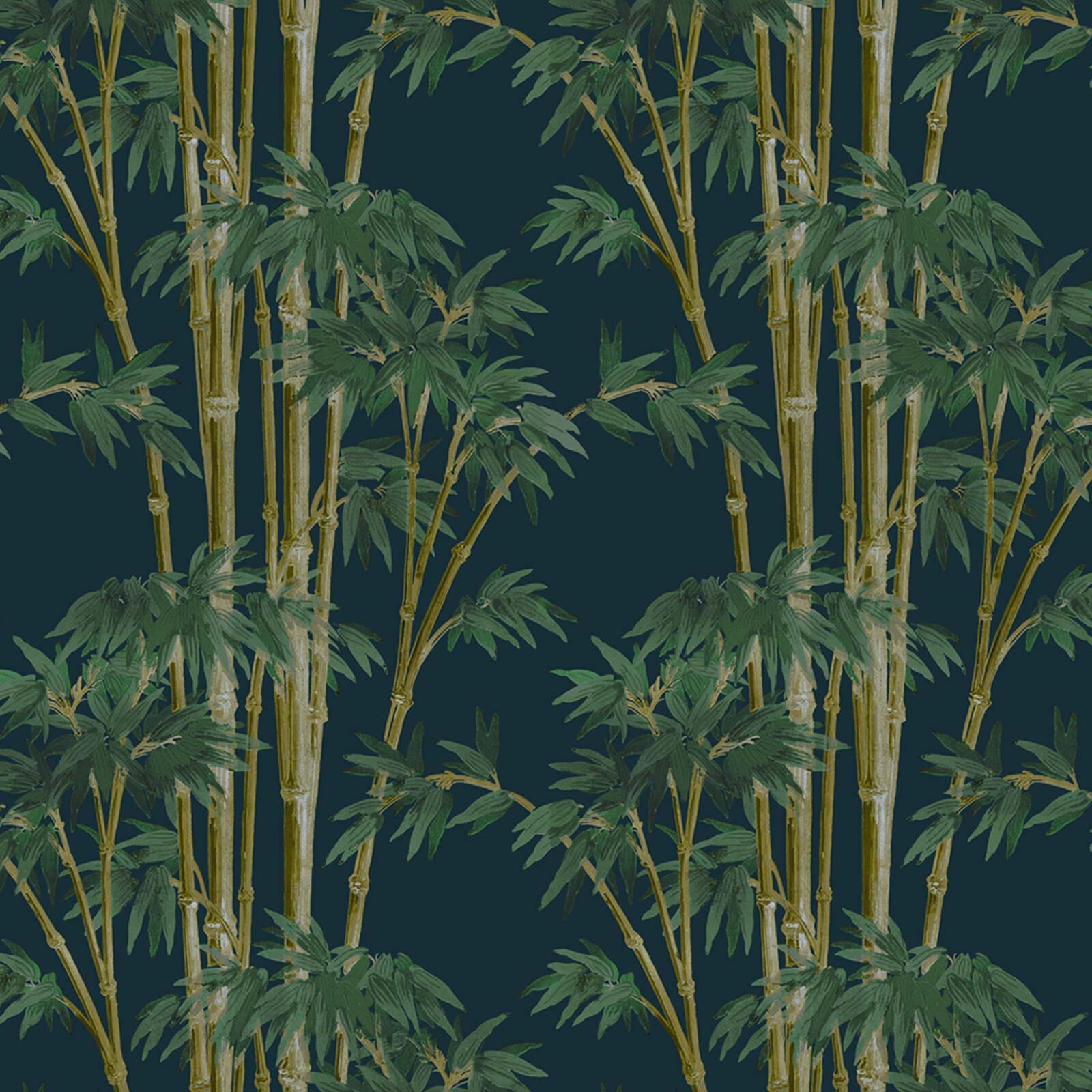 Bambusa Midnight Wallpaper Sample - Premium Self-Adhesive Peel and Stick Wallpaper for Bedroom, Living Room, and Home Decor
