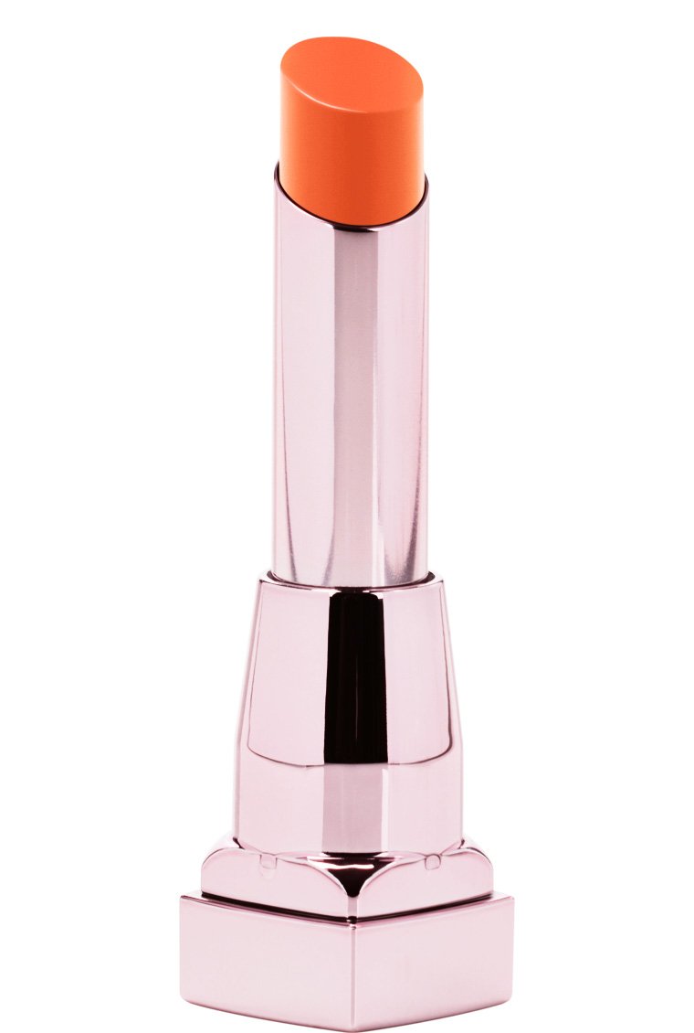 Maybelline New York Color Sensational Shine Compulsion Lipstick - Arousing Orange (0.1 oz) | Hydrating & High-Shine Lip Color | Perfect for Everyday Wear & Special Occasions