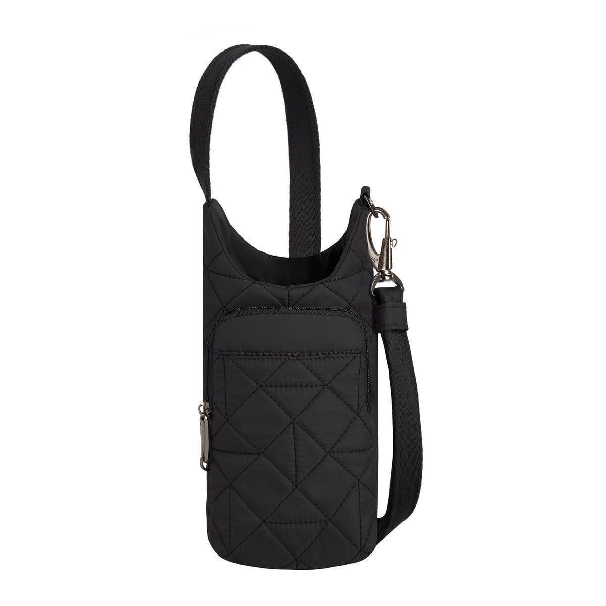 Travelon Anti-Theft Boho Insulated Water Bottle Tote Bag - Stylish & Secure Crossbody Purse for Travel, Hiking & Daily Commute