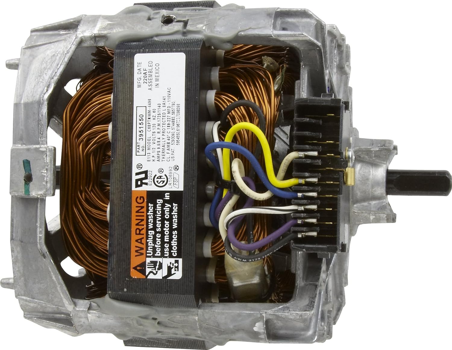 WP661600 Washing Machine Drive Motor Replacement Part - Compatible with Major Brands - High Performance & Durable - Perfect for DIY Repairs & Home Appliance Maintenance