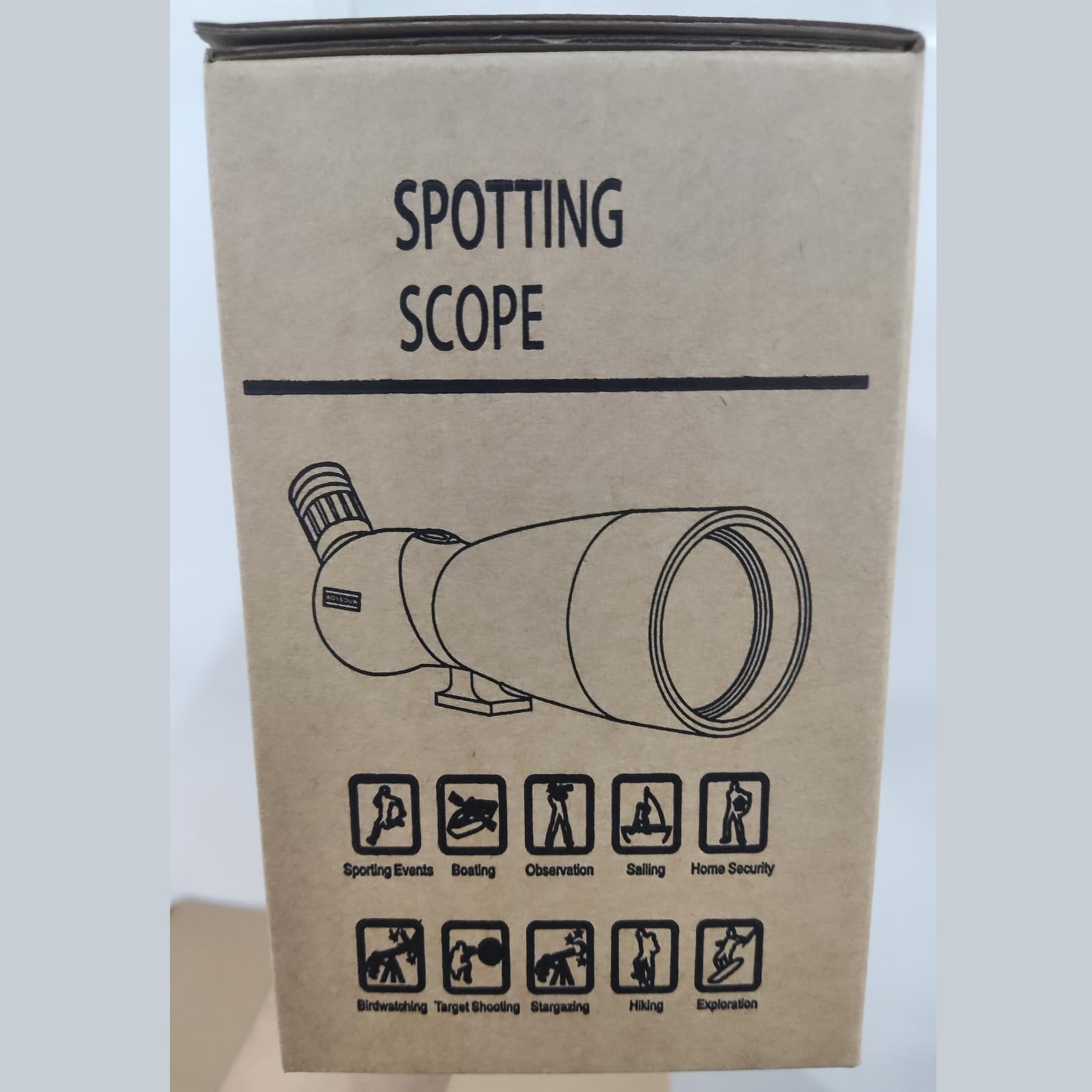 25-75x70 High Power Spotting Scope for Hunting & Shooting - Waterproof BAK4 Prism Telescope with Tripod, Phone Adapter & Carry Bag - Ideal for Target Practice, Bird Watching, Wildlife Observation & Outdoor Adventures