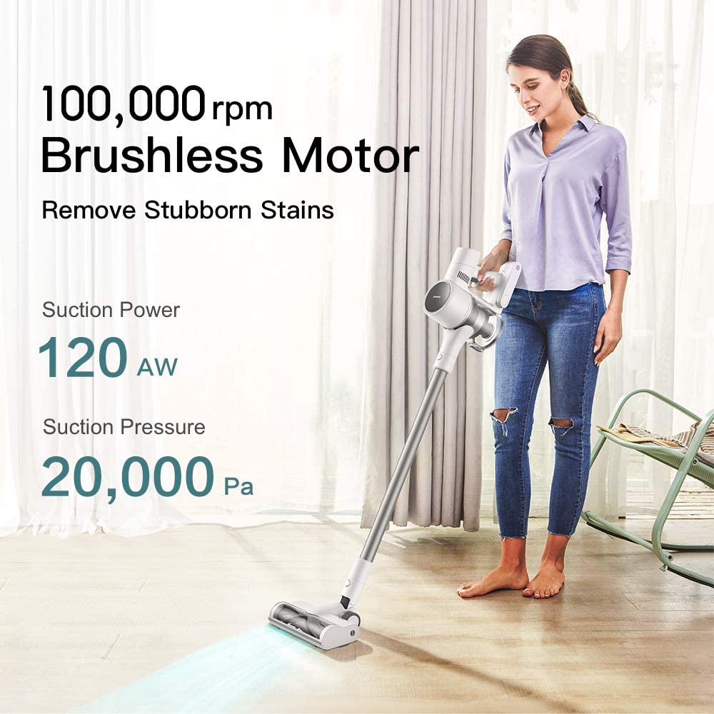 Dreame T10 Cordless Stick Vacuum Cleaner - Powerful 150AW Suction, 60min Runtime, Lightweight for Pet Hair & Hard Floors - Perfect for Home Cleaning, Car Detailing & Quick Pickups