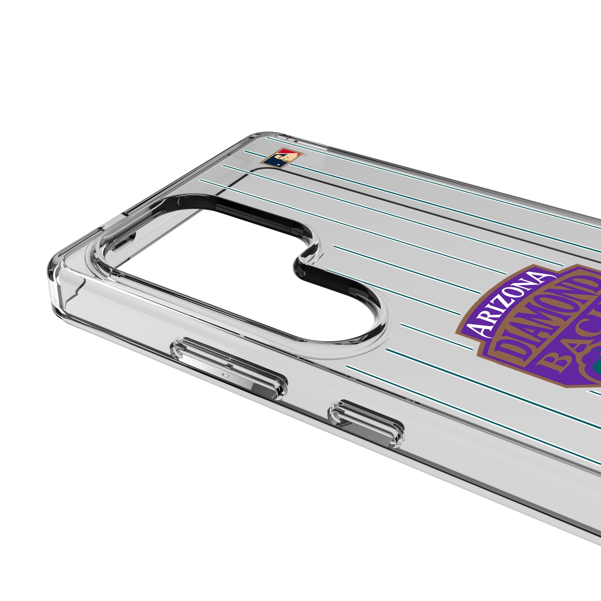 Arizona Diamondbacks 1999-2006 Cooperstown Collection Pinstripe Clear Phone Case for Samsung Galaxy - Perfect for Baseball Fans & Game Day Protection