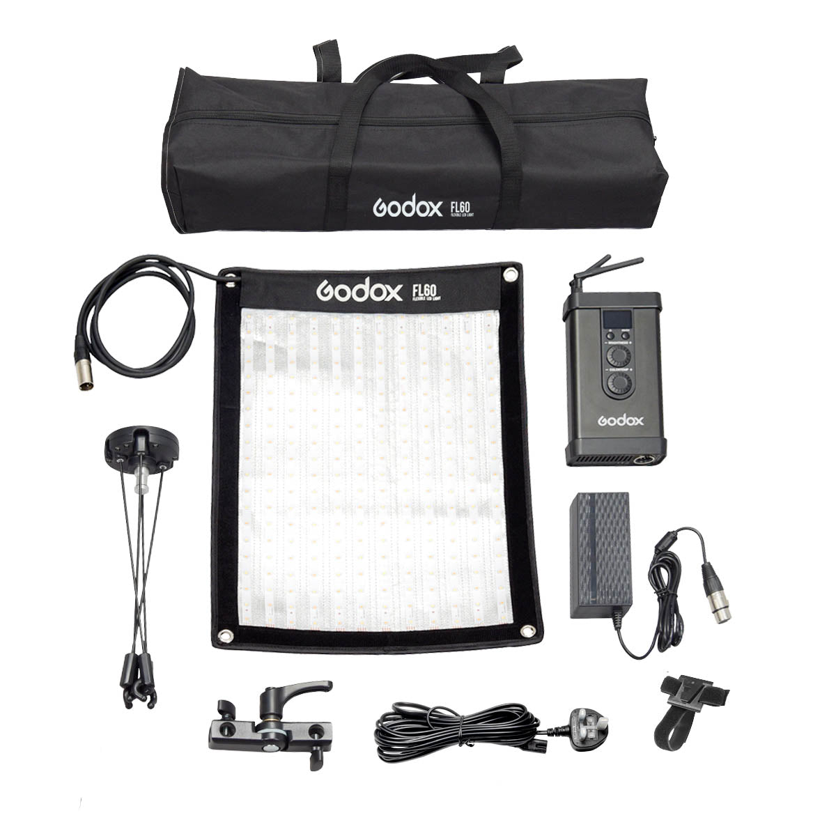 FL60 Flexible LED Light Mat - 30x45cm Photography Lighting Panel for Product Shooting, Makeup, and Artwork Display
