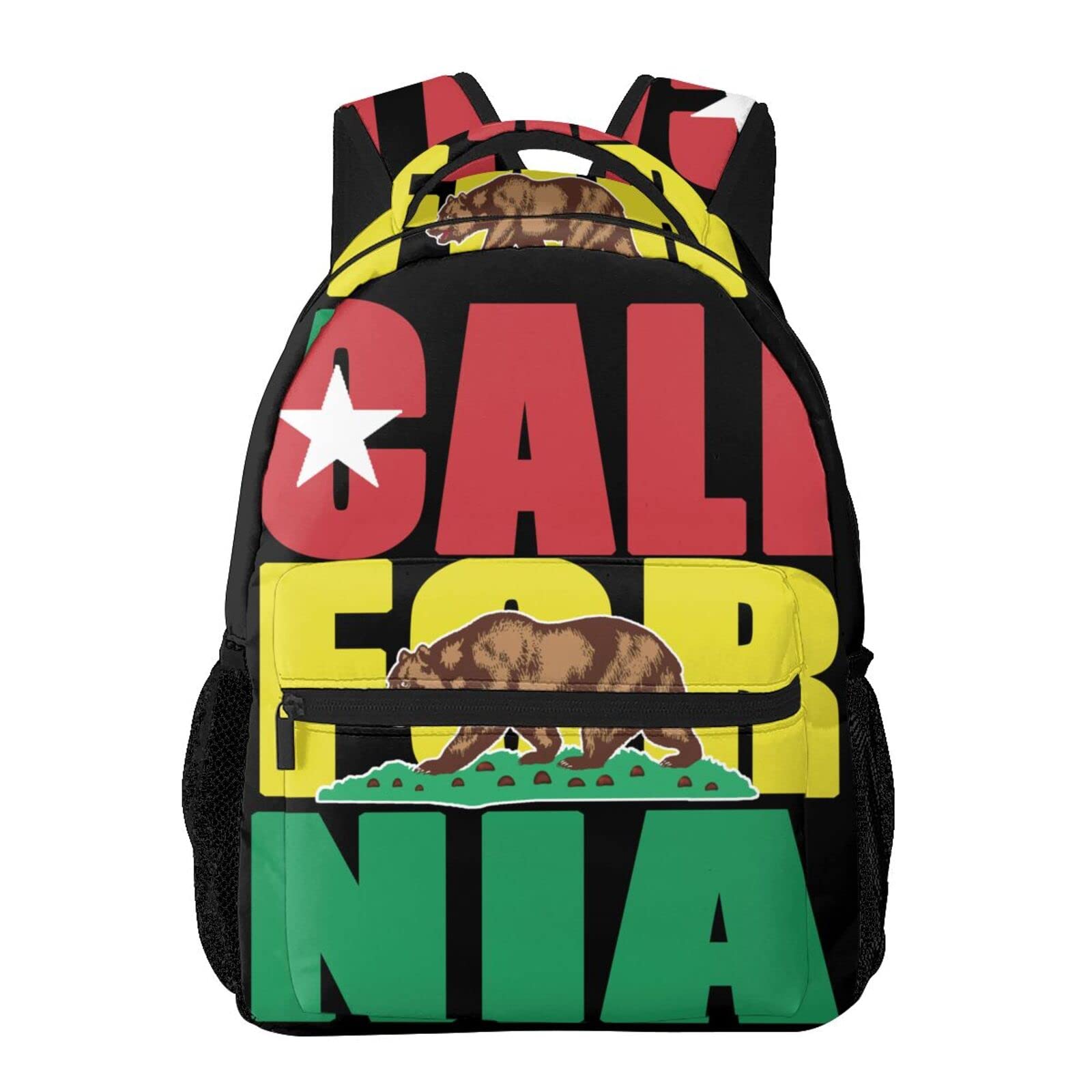 California Republic Casual Student Backpack - Durable Outdoor Travel & Sports Bag for School, Hiking, Commuting & Daily Use