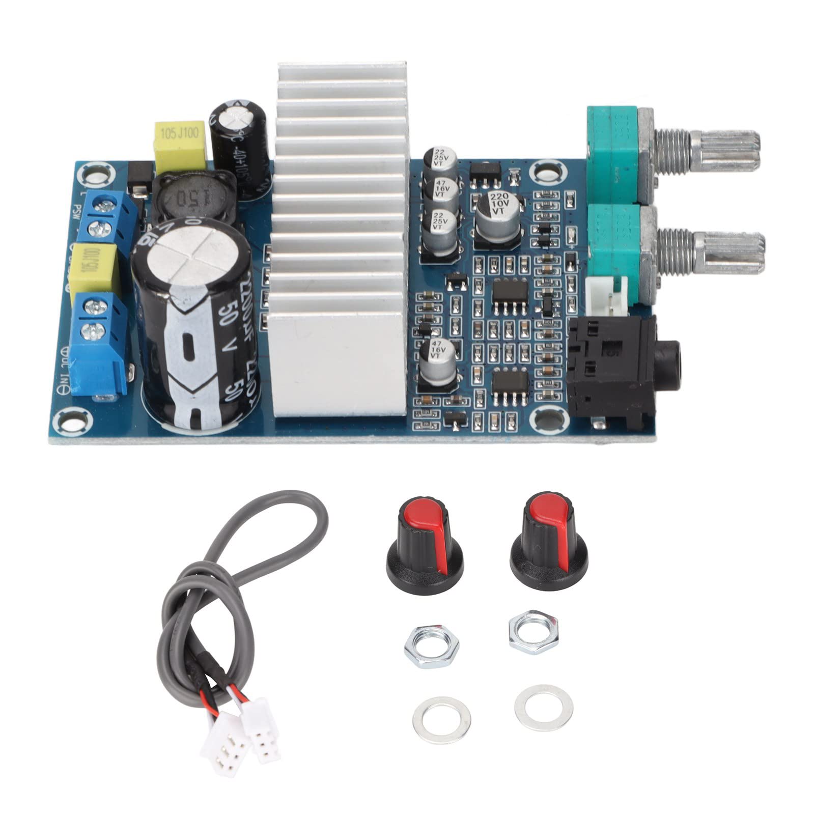 100W Digital Amplifier Board with Bass Boost - High Power Subwoofer Amp Module for DIY Speaker Projects | Perfect for Home Theater, Car Audio & Studio Sound Systems
