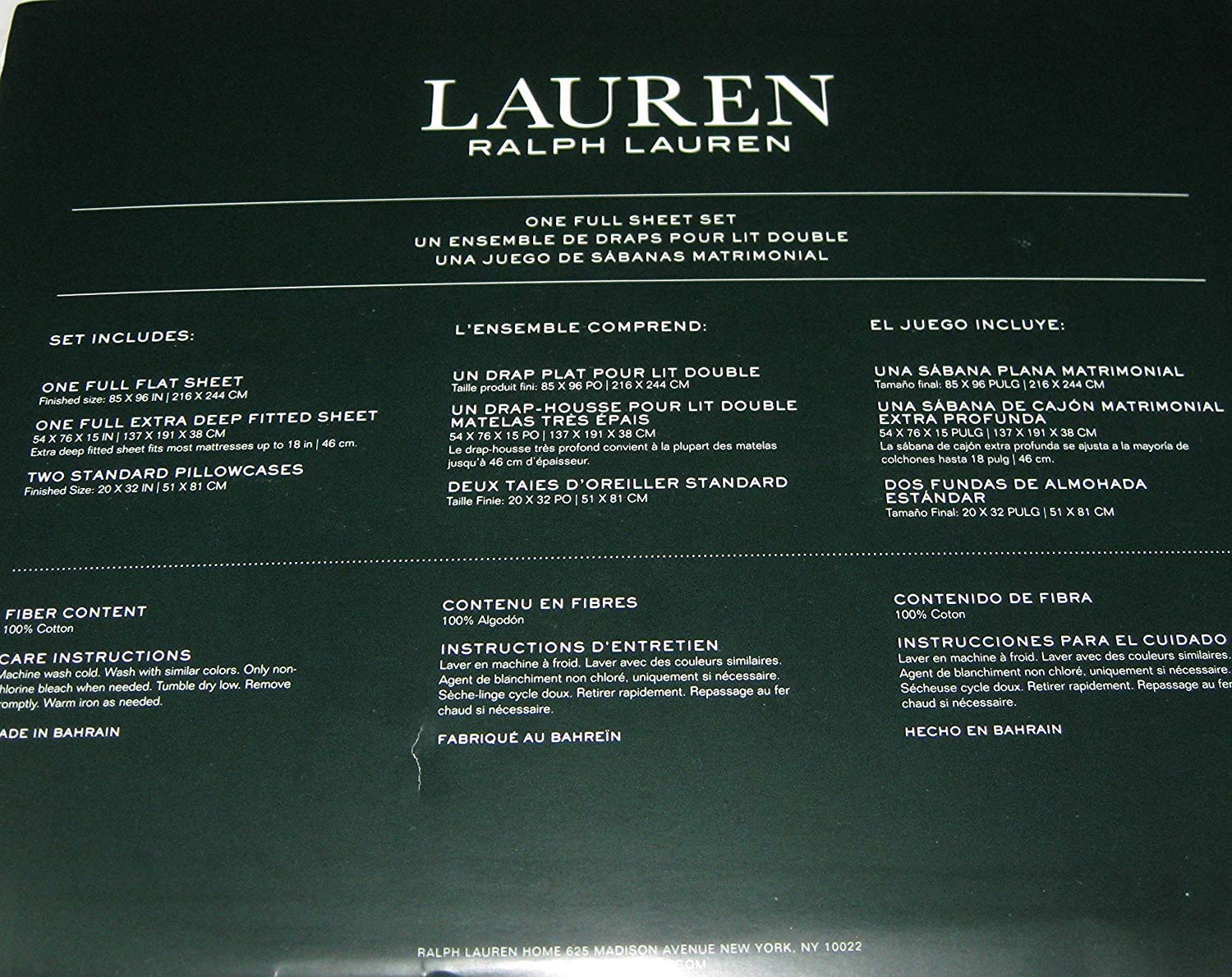 Lauren Full Size Floral Print Sheet Set - 100% Cotton Light Gray & White Bed Sheets - Soft & Breathable for Comfortable Sleep - Perfect for Master Bedroom, Guest Room & Dorm