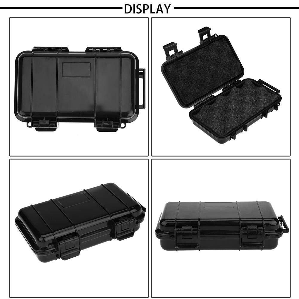 Heavy Duty Waterproof Shockproof Storage Box - Airtight Sealed Container for Outdoor Camping, Emergency Supplies, Travel & Hiking (7.5