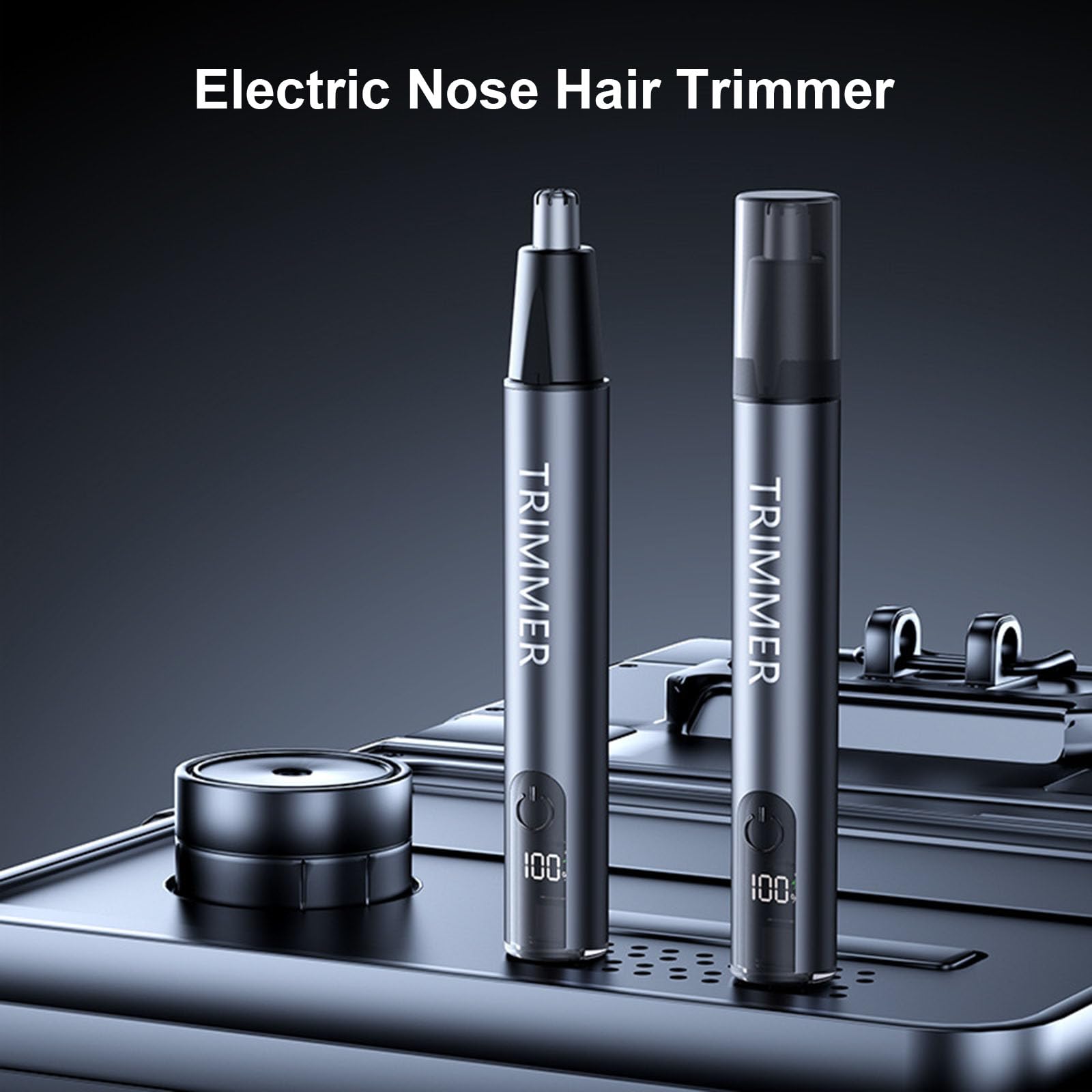 Electric Nose Hair Trimmer - Painless & Gentle Nose Hair Removal Tool with ABS Body - Perfect for Travel, Grooming & Personal Care