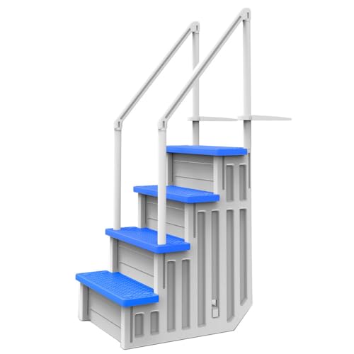 White/Blue Steps