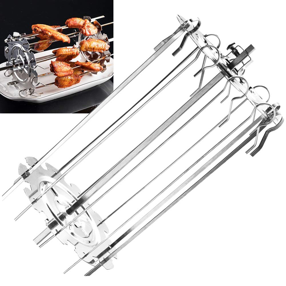 Premium Stainless Steel BBQ Grill Rotisserie Cage - Perfect for Chicken, Meat Skewers & Kebabs | Heavy Duty Roaster for Outdoor Grilling, Camping & Backyard Barbecues | Compatible with Air Fryers & Most Grill Types