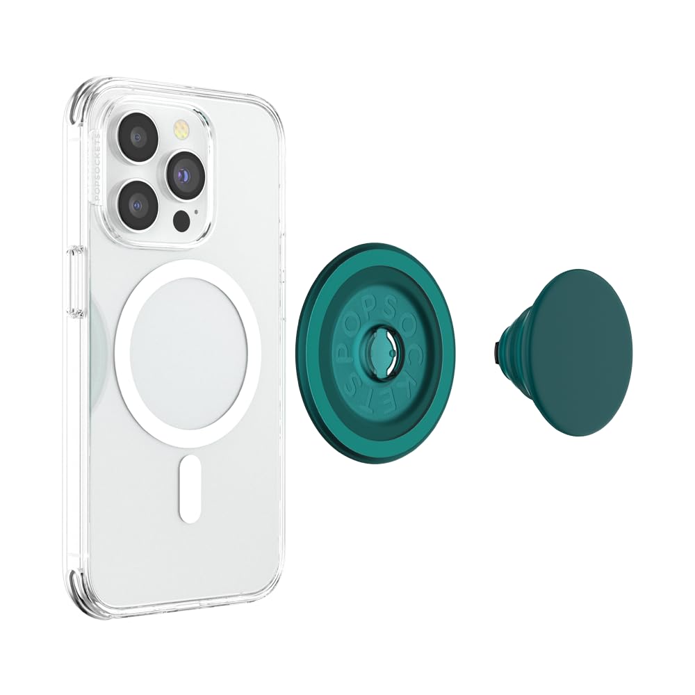 PopSockets MagSafe-Compatible Phone Grip & Holder - Wireless Charging Support, Into the Woods Fresh Pine Design | Perfect for iPhone 13/14, Everyday Use & Car Mounting