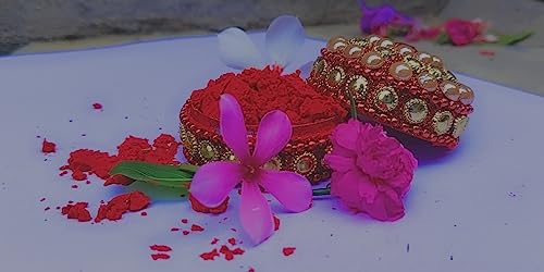 Pure Natural Red Sindoor Powder with Herbal Extracts for Hindu Puja, Wedding & Religious Ceremonies | Long-Lasting Vibrant Color