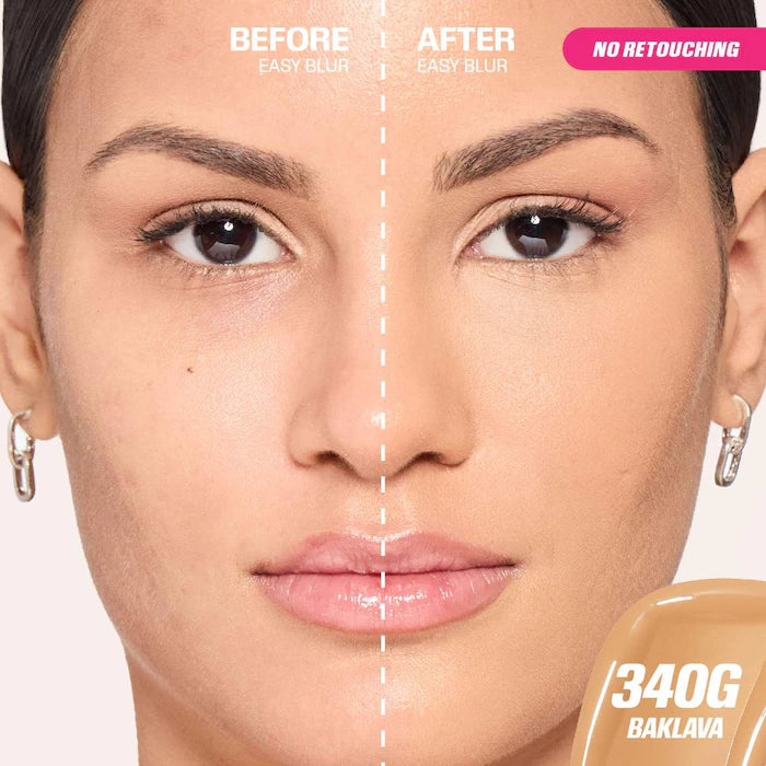 HUDA BEAUTY Easy Blur™ Natural Airbrush Foundation with Niacinamide - Lightweight, Buildable Coverage for Flawless Skin | Perfect for Everyday Wear & Special Occasions