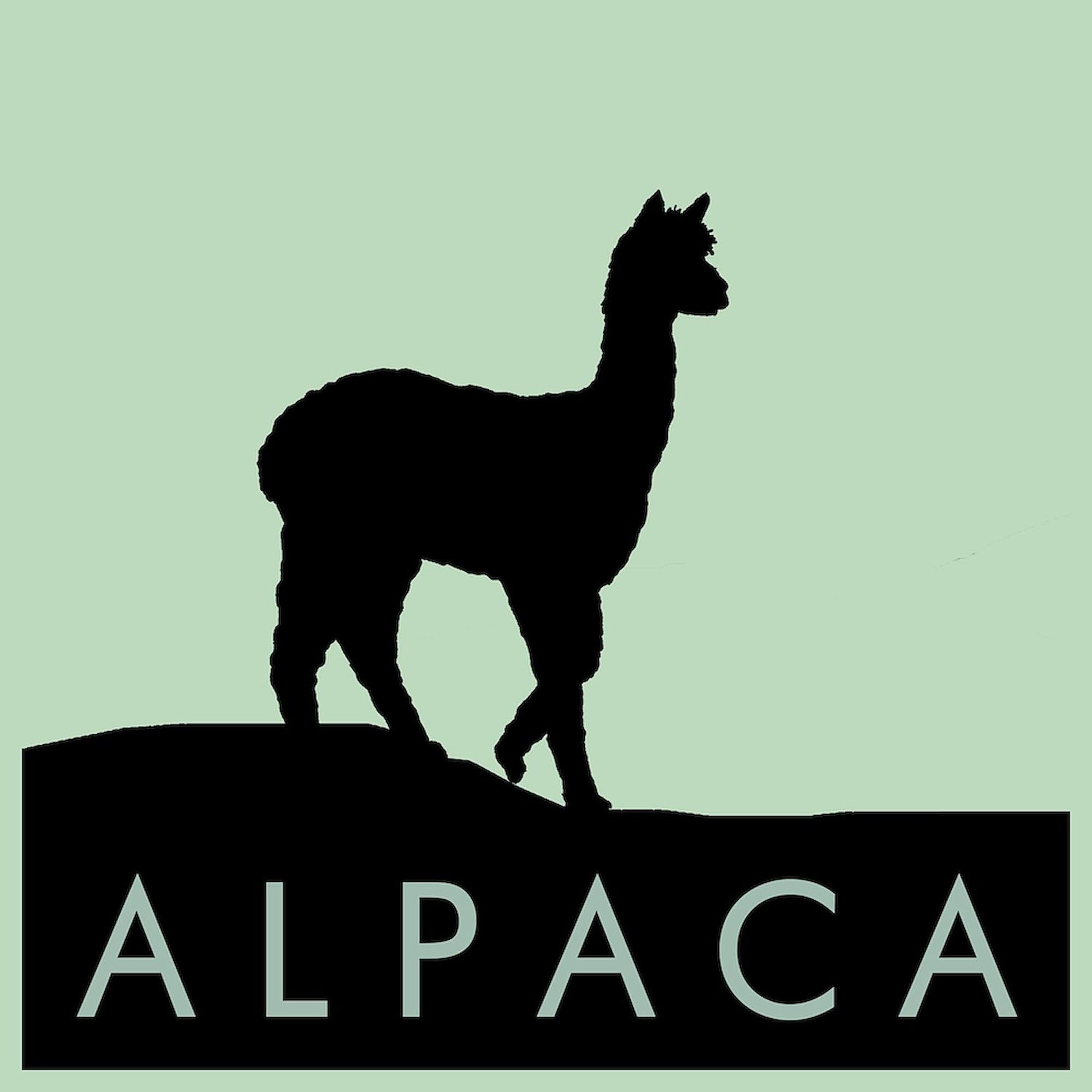 Alpaca Black on Mint Tote Bag - Natural Canvas Reusable Shopping Bag for Groceries, Beach & Daily Use | Eco-Friendly Cotton Tote by CafePress