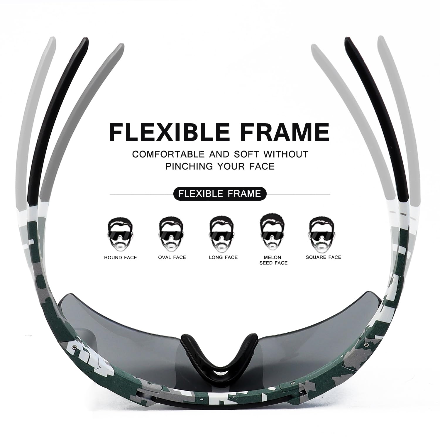SPOSUNE Tactical Shooting Glasses - Anti-Fog, Impact Resistant with 3 Lenses for Men & Women - Perfect for Hunting & Range Shooting