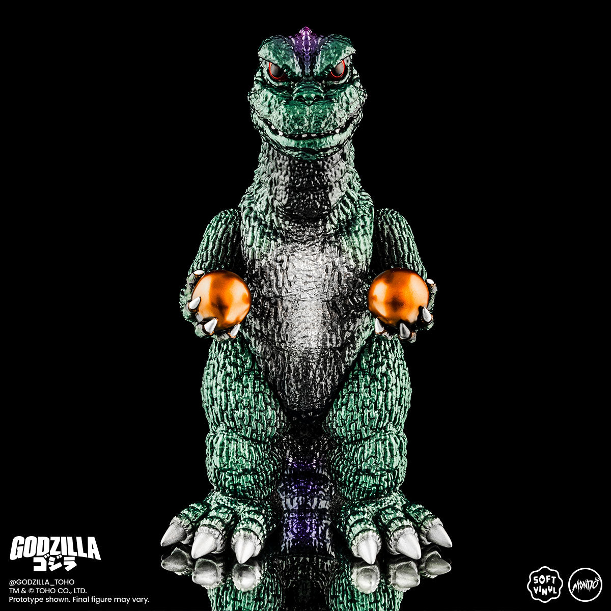 Godzilla vs Hedorah Soft Vinyl Figure Set - Limited Edition Oil Slick Variant - Japanese Kaiju Collectible for Display & Home Decor