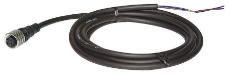 Autonics 4-Pin Cordset with Bare Wire End - CIA2-5 (Pack of 2) | Industrial Automation & Control Panel Wiring Solution