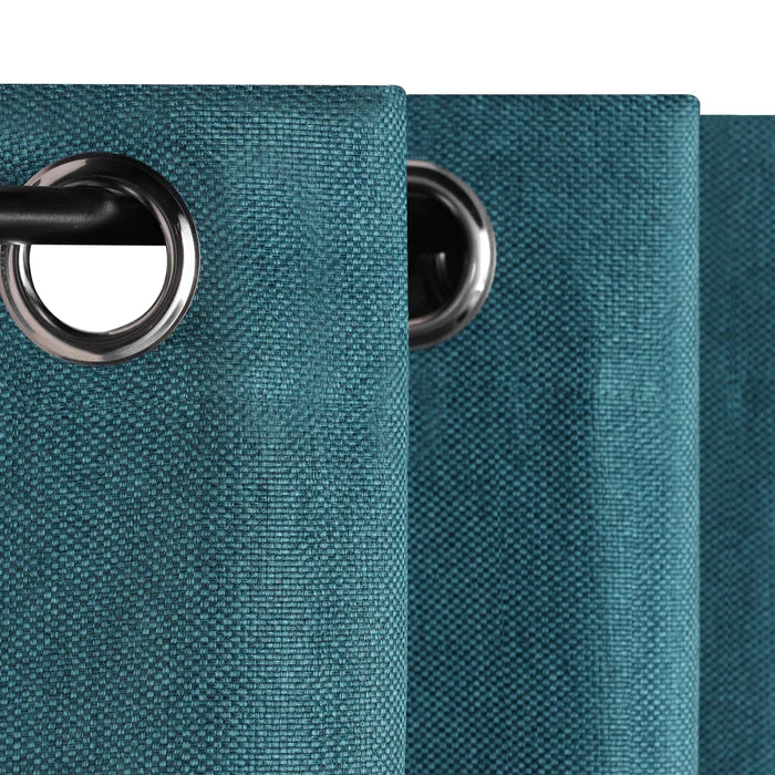 Blackout Curtains Set of 2 Panels - Jaxon Textured Room Darkening Window Drapes for Bedroom, Living Room & Home Theater (54x84 Inches)