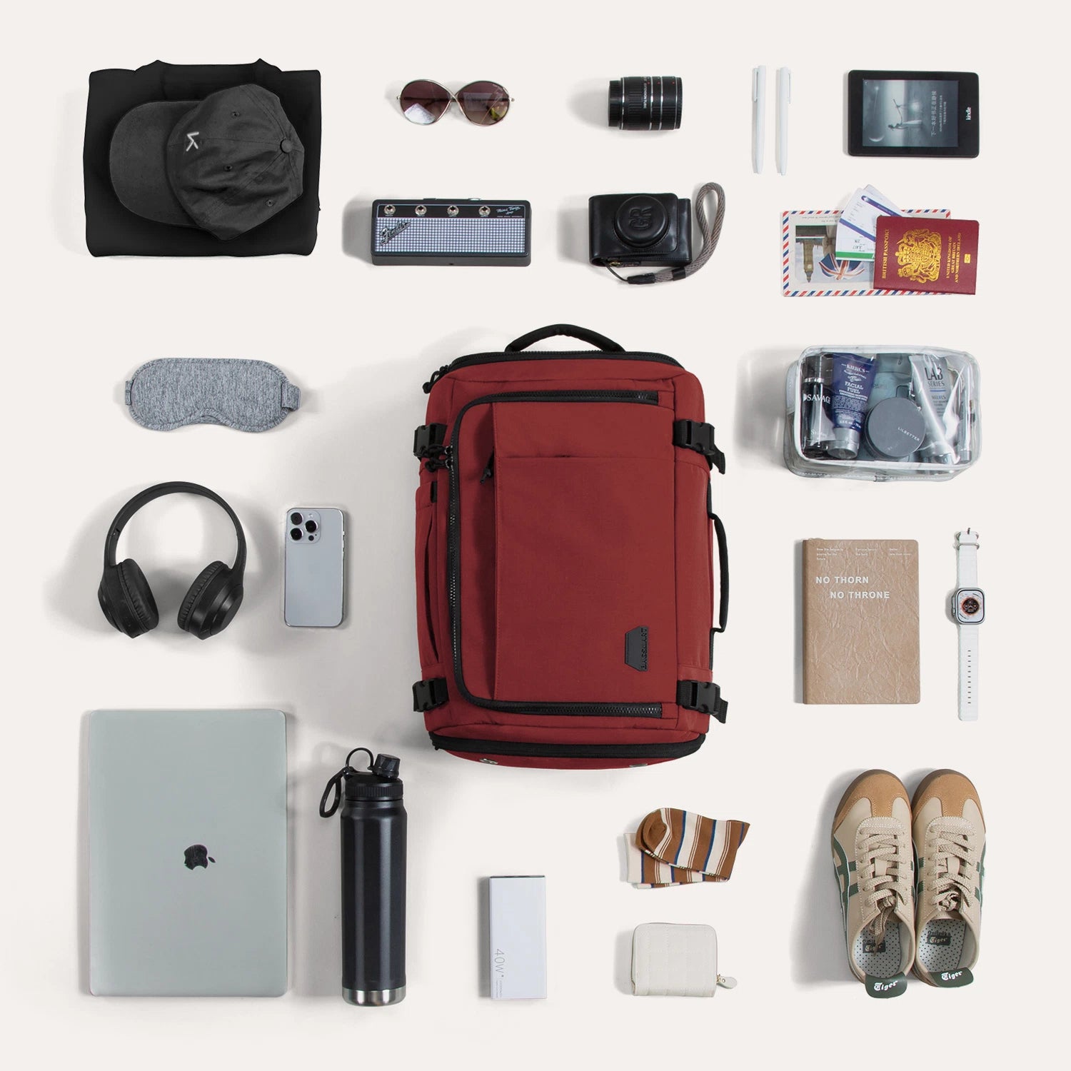 Blast Travel Backpack - Lightweight Waterproof Carry-On Backpack for Men & Women - Perfect for Airplane, Hiking, Camping & Daily Commute