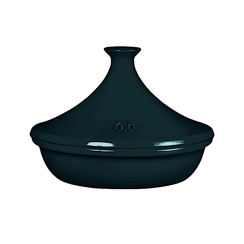 Emile Henry 2.1qt Tagine Cookware - Premium Ceramic Dutch Oven for Slow Cooking, Stews & Moroccan Dishes | Stovetop & Oven Safe | Ocean Blue Color | Perfect for Family Dinners & Entertaining