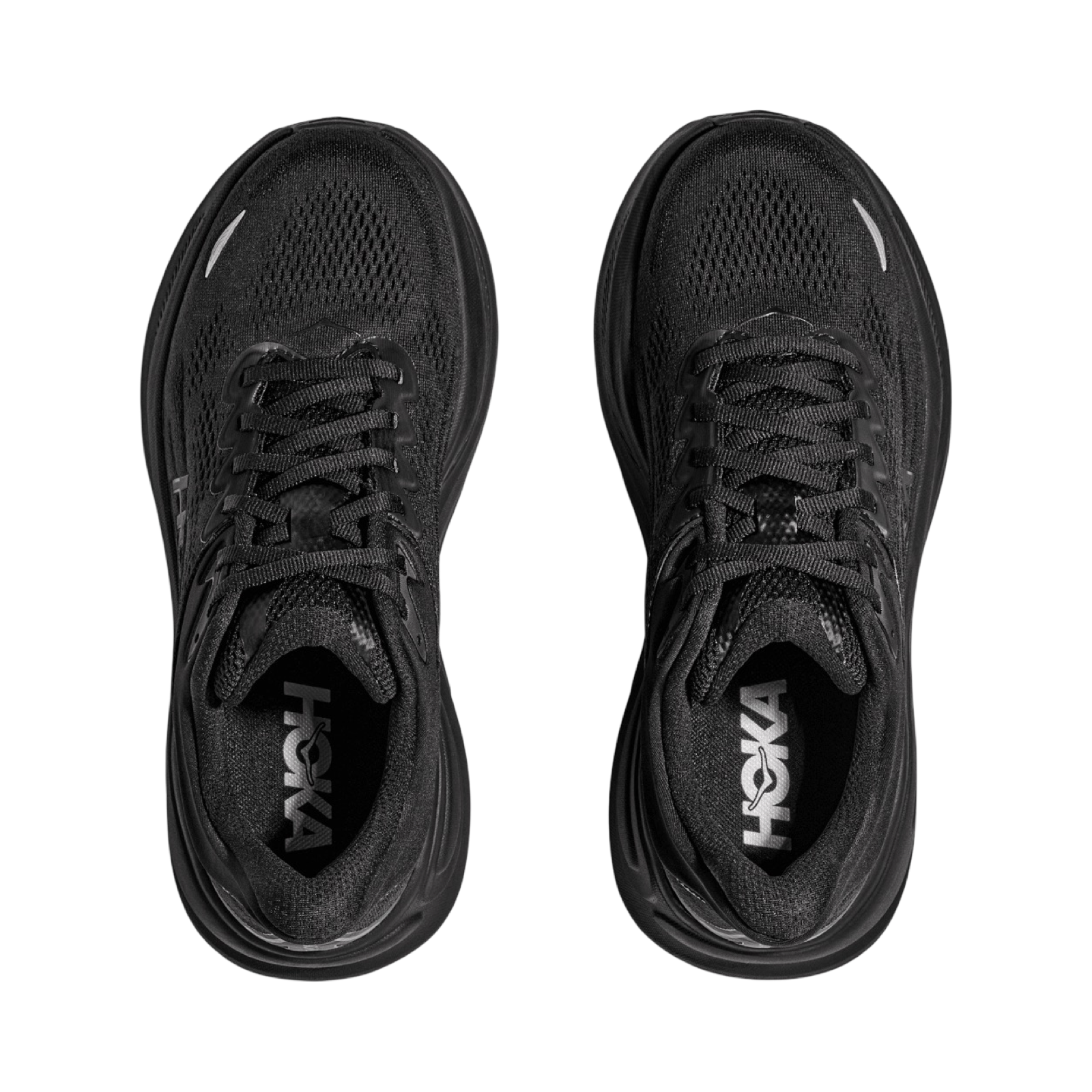 Hoka Bondi 9 Men's Running Shoes 4E Wide Width in Black - Cushioned Comfort for Long Distance Running & Walking