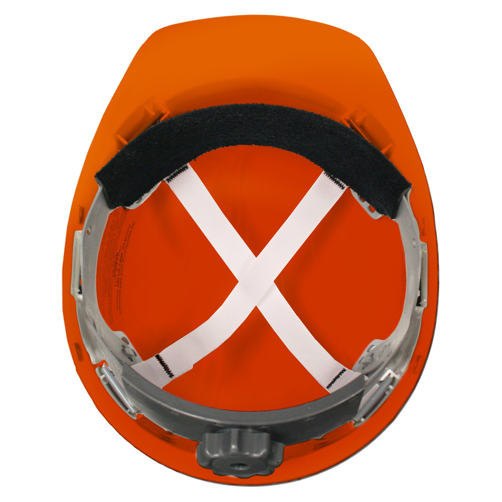 Jackson Safety Charger Hard Hat with 4-Point Ratchet Suspension - ANSI Certified HDPE Construction in Orange (Case of 12) - Ideal for Construction Sites, Industrial Work & Safety Compliance