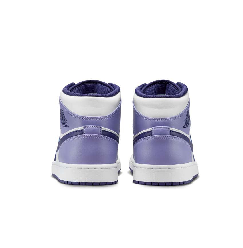 Air Jordan 1 Mid 'Sky J Purple' Basketball Shoes for Men - Stylish Purple & White Sneakers for Casual Wear, Street Fashion & Sports Performance