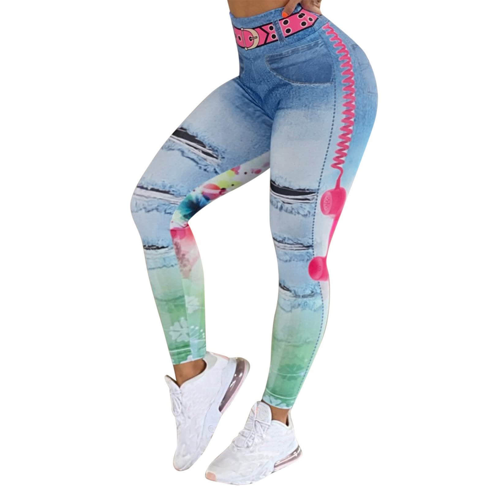 High Waist Gym Leggings for Women - Compression Workout Yoga Pants with Stretchy Comfort | Perfect for Running, Training & Lounge Wear