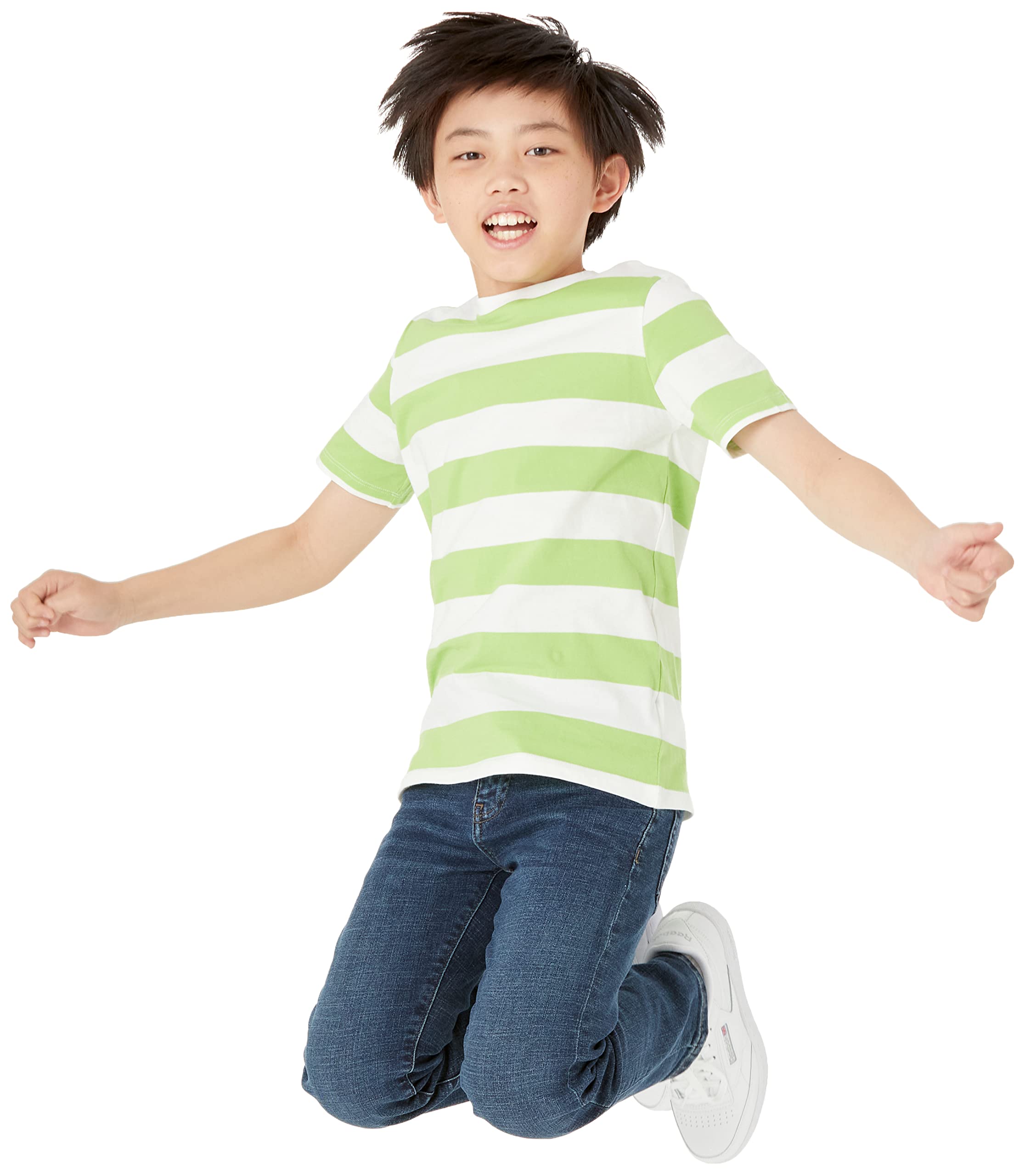 Amazon Essentials Boys' Regular Straight-Fit Jeans - Durable & Comfortable Denim Pants for School, Play & Everyday Wear