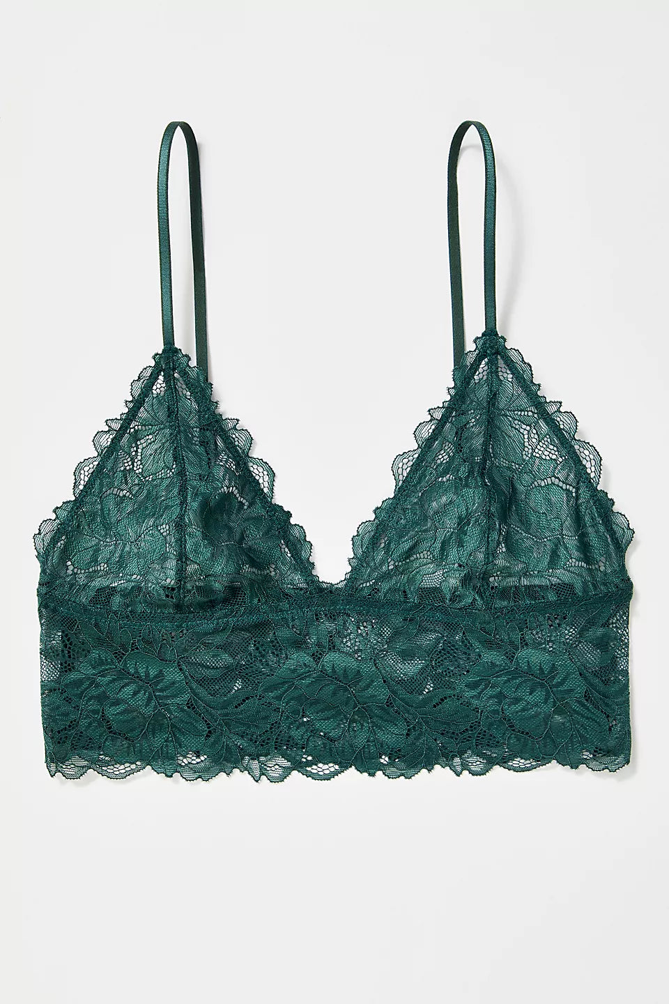 Everyday Lace Longline Bralette - Comfortable Wireless Bra for Women | Perfect for Yoga, Lounge & Everyday Wear