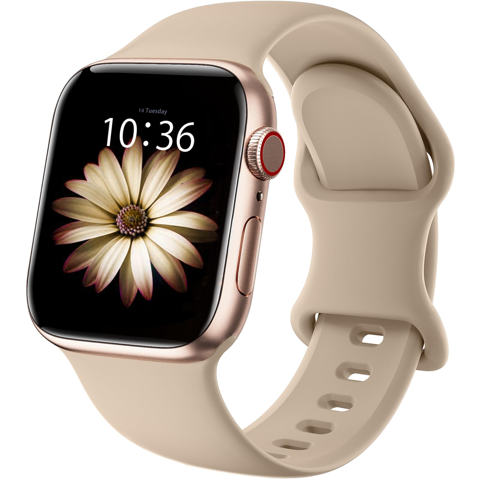 Premium Soft Silicone Sport Bands for Apple Watch Series 1-9, Ultra/Ultra 2 & SE - 38mm 40mm 41mm 42mm 44mm 45mm 49mm Waterproof Replacement Straps for Women & Men - Perfect for Workouts, Swimming & Everyday Wear