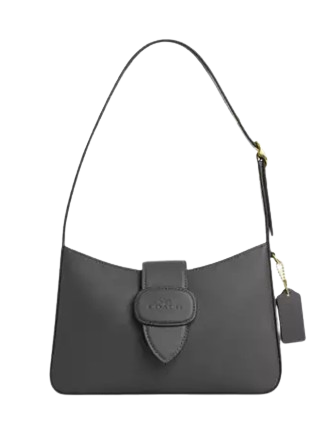 Coach Eliza Shoulder Bag for Women - Genuine Leather Crossbody Purse with Zipper Closure | Perfect for Work, Travel & Everyday Use