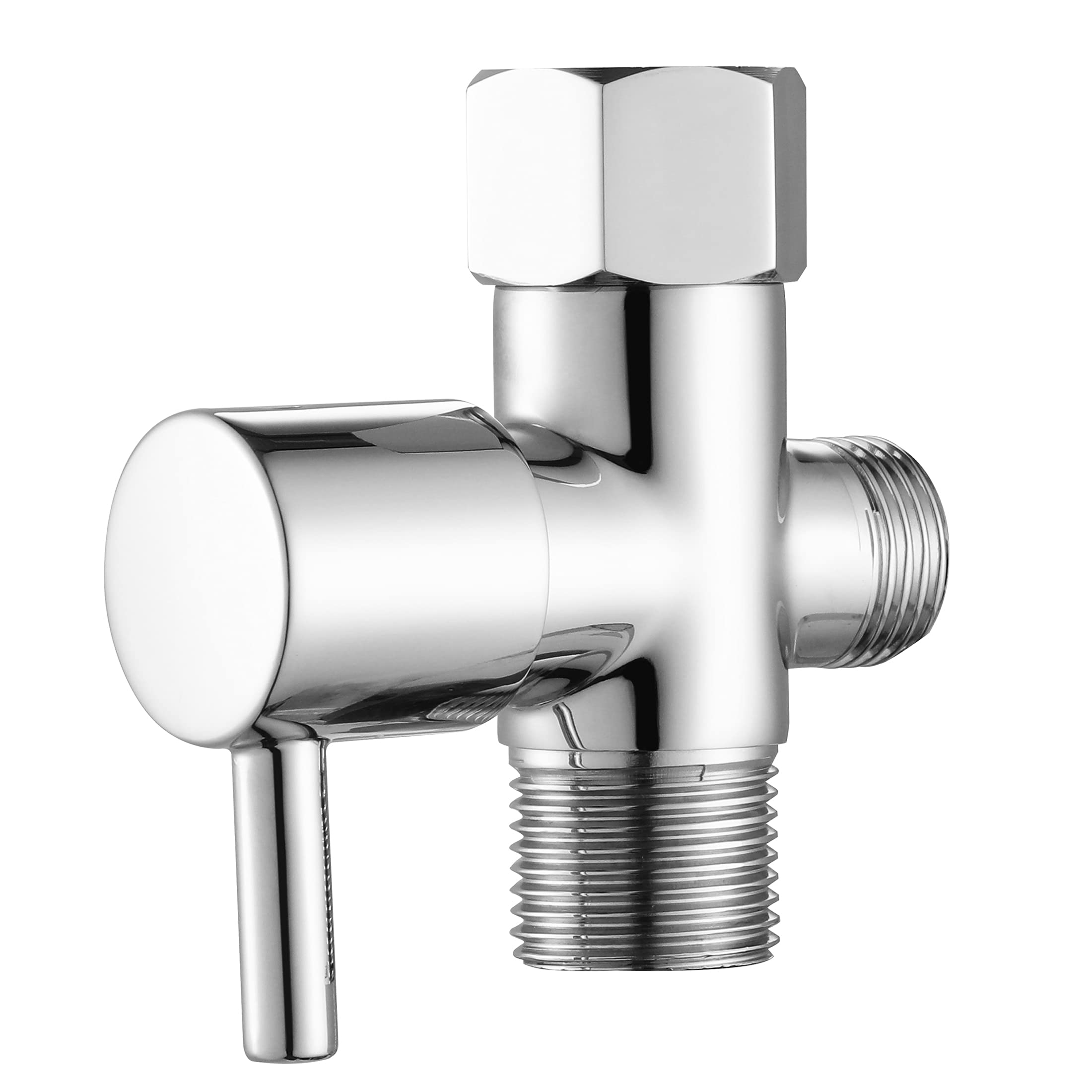 Premium Chrome Bidet T Valve Adapter 7/8