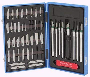 56-Piece Precision Knife Set for Professional Chefs & Home Cooking - Stainless Steel Blades with Ergonomic Handles - Perfect for Slicing, Dicing & Food Preparation