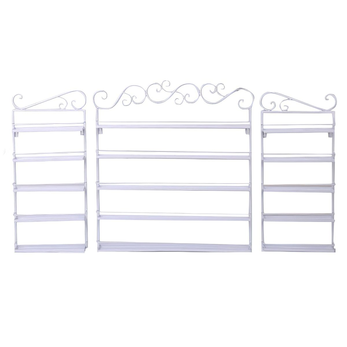 3-Tier Nail Polish Display Rack Set - Acrylic Nail Organizer for Salon & Home - Perfect for Nail Art Storage, Salon Organization & Beauty Station Display
