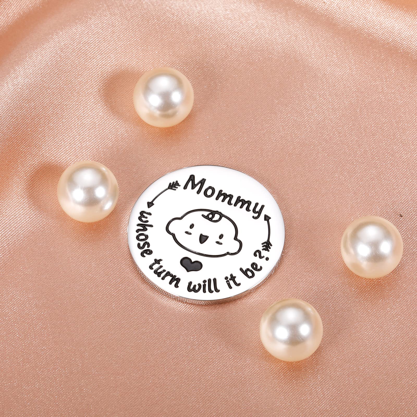 Funny Baby Gift for First Time Parents - Pregnancy Decision Coin for New Moms & Dads - Unique Christmas Present for Expecting Couples - Perfect for Gender Reveals, Baby Showers and Parenting Moments