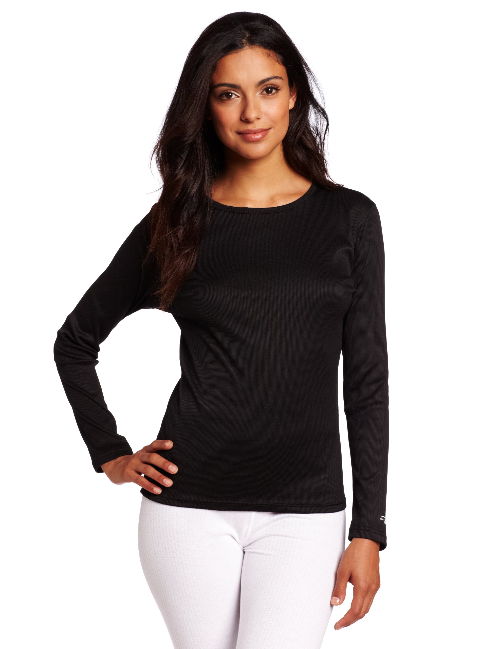 Duofold Women's Brushed Back Crew Shirt - Soft Thermal Long Sleeve Shirt for Women - Perfect for Winter, Layering & Outdoor Activities