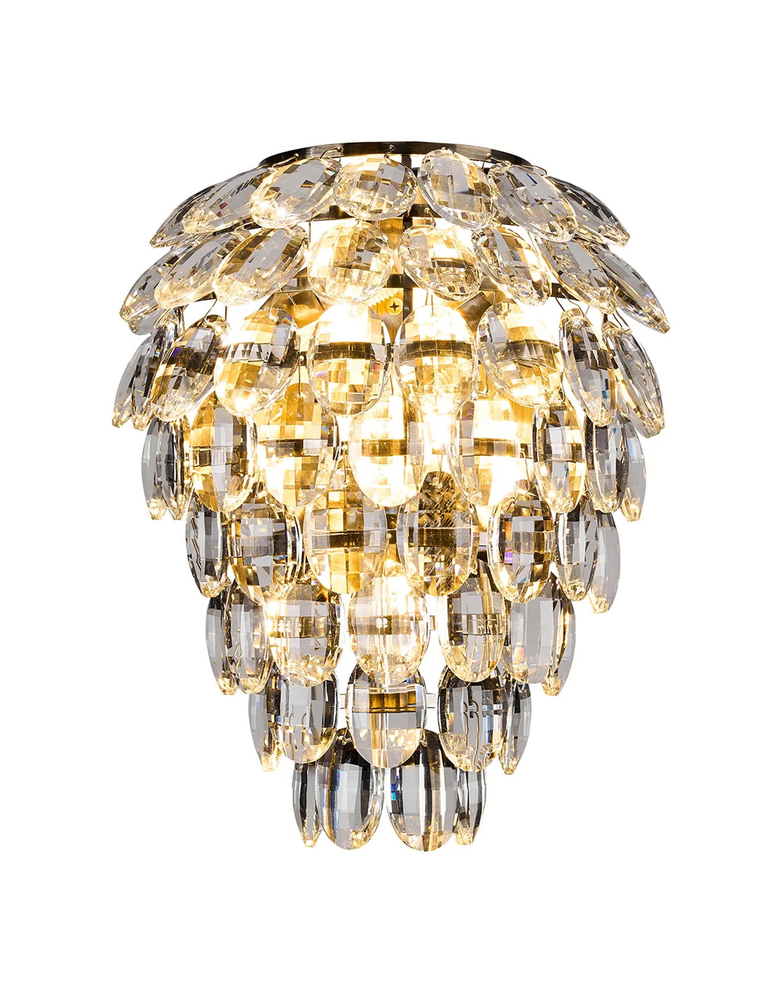 Antique Brass & Clear