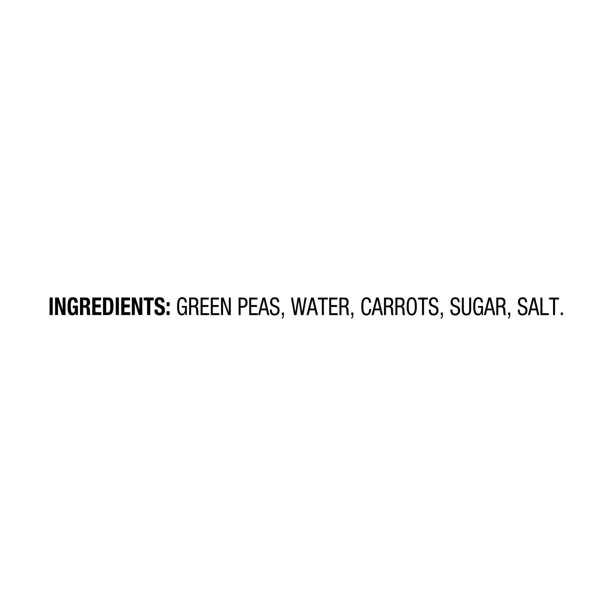 Amazon Fresh Canned Peas and Carrots - 15 Oz (Pack of 12) | No Salt Added, Non-GMO, Gluten-Free | Perfect for Salads, Soups, and Quick Meals