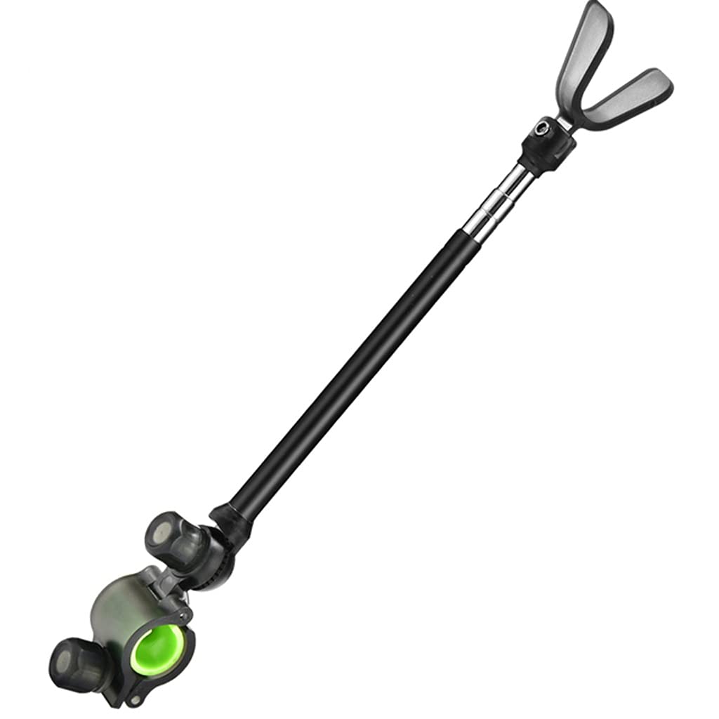 LEIGE Fishing Rod Holder Stand - Adjustable Rotating Boat Fishing Pole Rest Bracket Support for Saltwater & Freshwater Fishing Accessories (Black) - Perfect for Kayak, Shore, and Dock Fishing