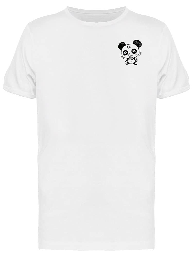 Smartprints Sad Panda Graphic T-Shirt for Men - Soft Cotton Casual Tee for Everyday Wear & Street Style