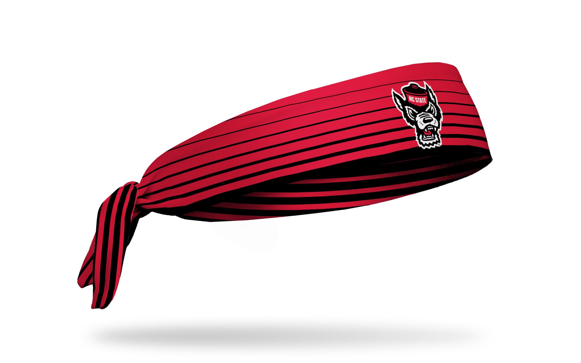 North Carolina State University Gradient Stripe Flex Tie Headband - Adjustable Sports Headband for Women & Men - Perfect for Running, Yoga, Workouts and School Spirit