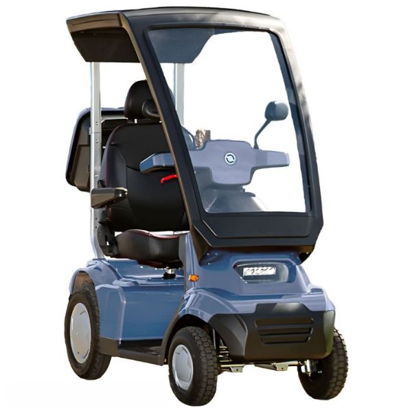 AFIKIM Afiscooter Solar Heavy Duty 4 Wheel Mobility Scooter for Adults - All-Terrain Electric Scooter with Long Battery Life - Perfect for Outdoor, Shopping & Travel