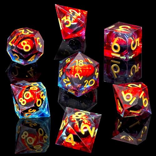 Gradient- Blue Red Dragon Eye